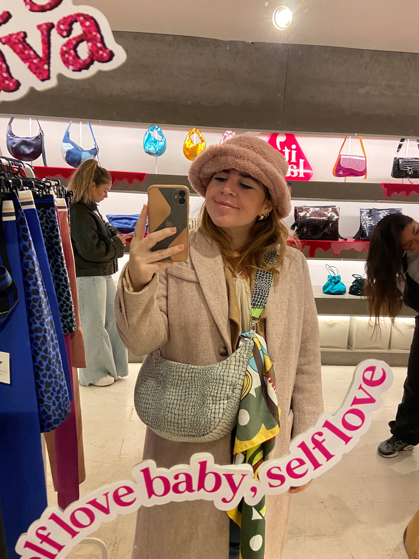 Bolso acolchado Denim