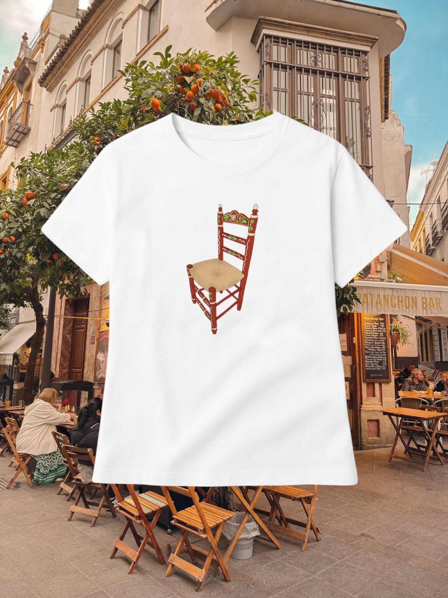 Camiseta silla feria