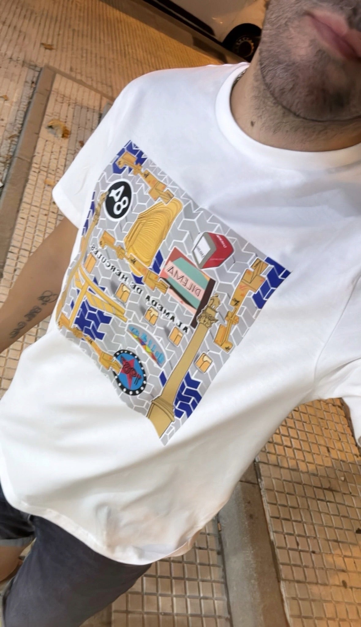 Camiseta blanca Alameda
