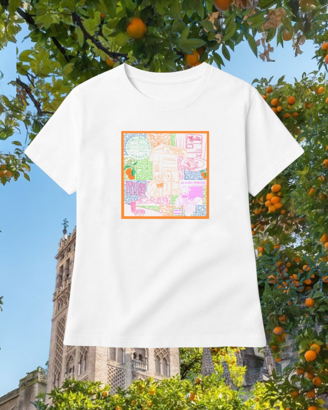 Camiseta Sevilla Blanca