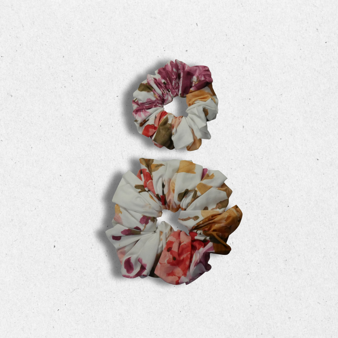 Pack coleteros scrunchies primavera