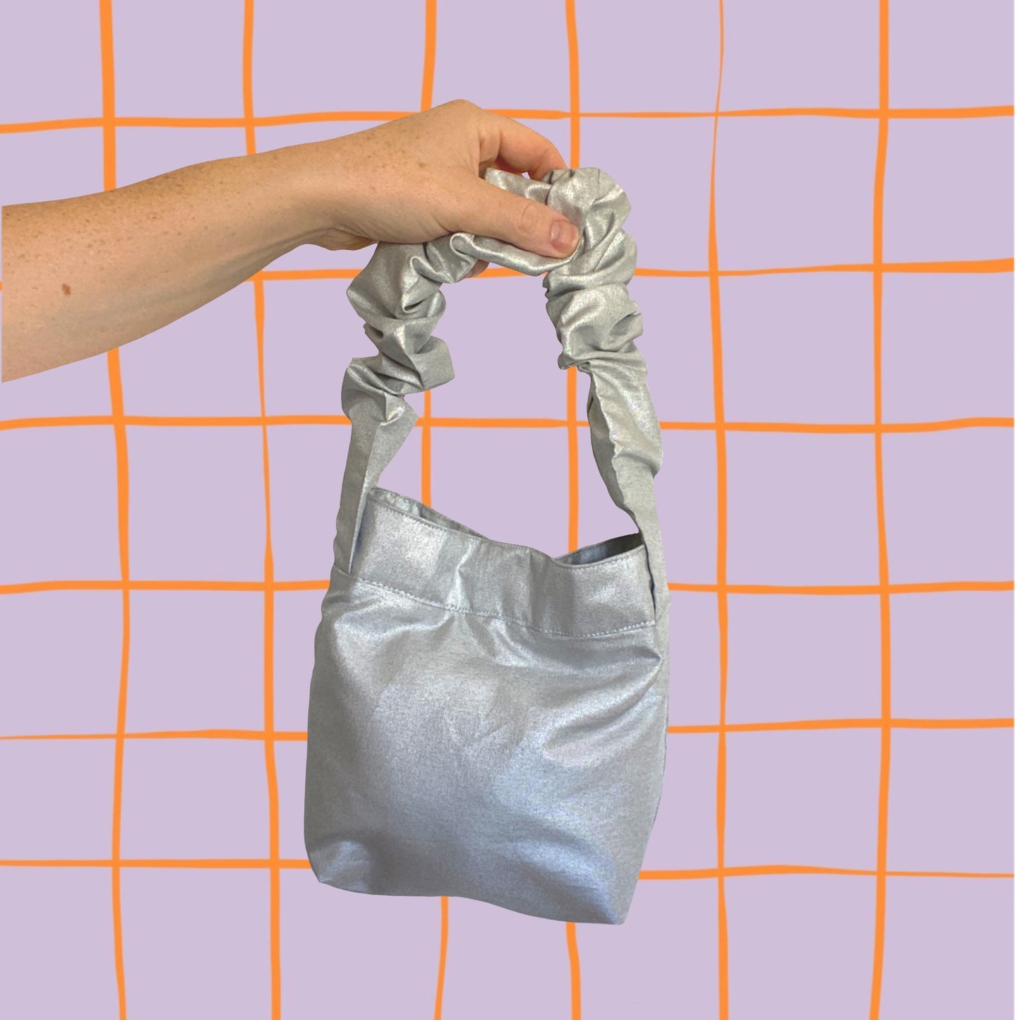 Bolso de mano silver